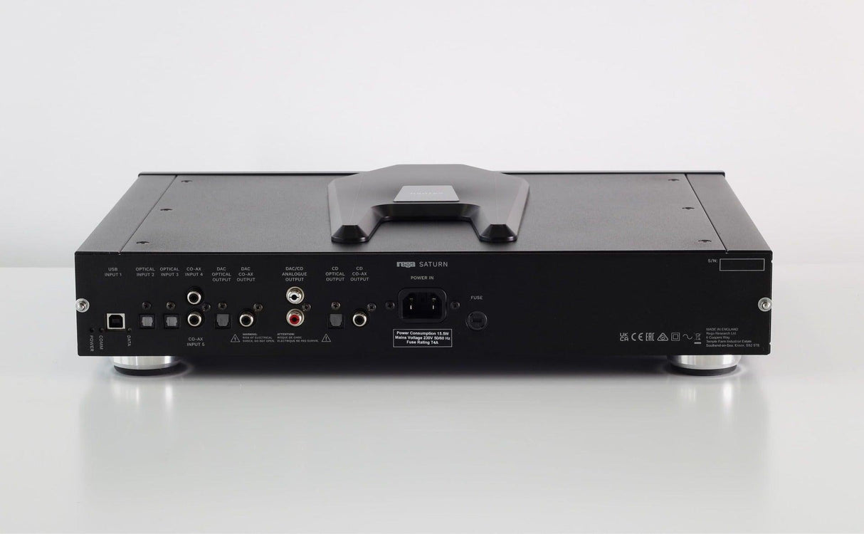 Rega Saturn R MK3 lettore CD e DAC di riferimento 24bit-192kHz - due ingressi ottici, due ingressi Coassiali, un'uscita USB - TechSoundSystem.com