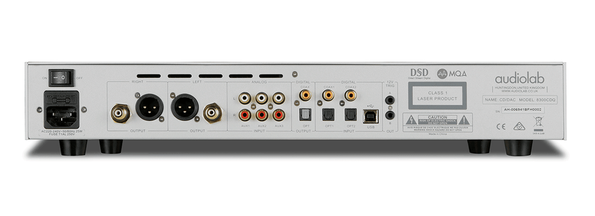 Audiolab 8300CDQ Lettore CD, preamplificatore e DAC Sabre a 32bit ESS Sabre ES9018 - TechSoundSystem.com