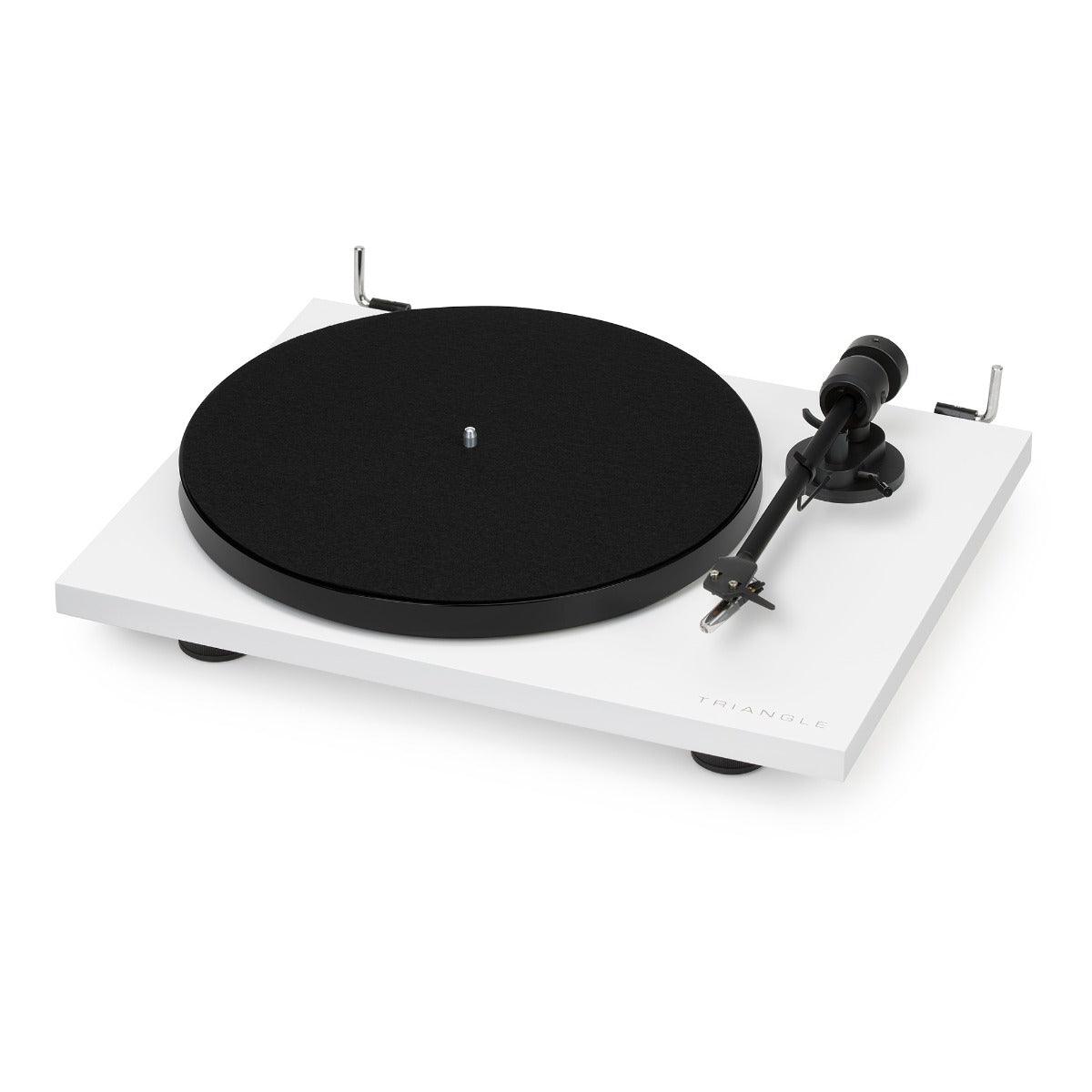 Triangle LUNAR 1 Giradischi con trazione a cinghia piatto in MDF, Braccio in alluminio, testina Ortofon OM-5E - TechSoundSystem.com