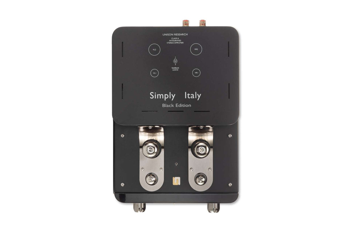 Unison Simply Italy Black Edition Amplificatore integrato a valvole (KT77+ECC82 ) in Classe A - MADE IN ITALY