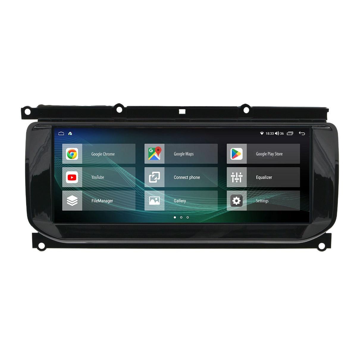 Phonocar SM091 Retrofit Android 13 per LAND ROVER EVOQUE 2011-2018, Schermo 9.8” - TechSoundSystem.com