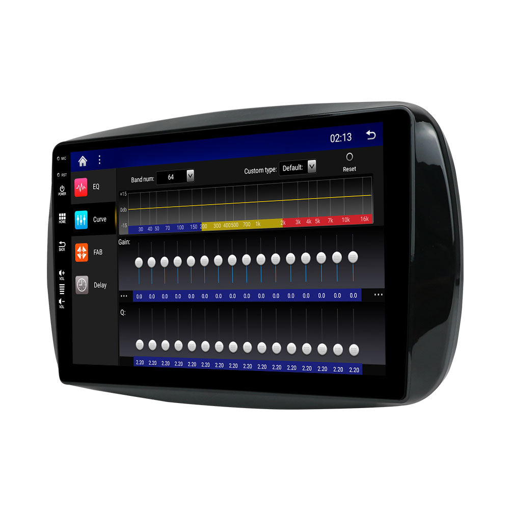 Phonocar SM318 Autoradio per SMART 453 dal 2016 CUSTOM FIT 9" Android 13 - TechSoundSystem.com