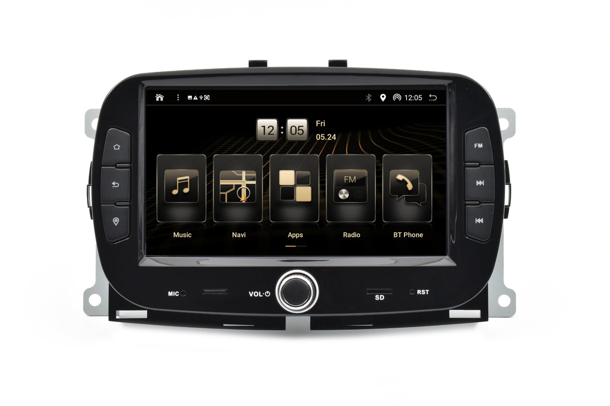 Phonocar SM321 Autoradio per FIAT 500 anno 2016-2019 CUSTOM FIT 7" Android 13 - TechSoundSystem.com