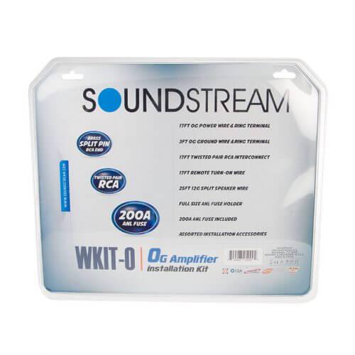 Soundstream WKIT-0 Kit cablaggi per installazione con fusibile ANL 200A - TechSoundSystem.com