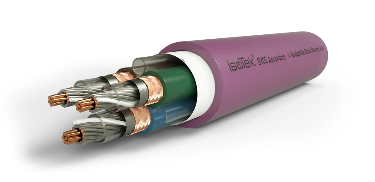 IsoTek EVO3 Ascension cavo di alimentazione in rame OCC 20mm 55A