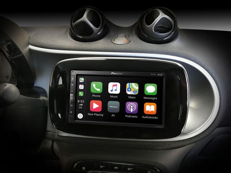 Pioneer SPH-EVO62DAB-SMAB autoradio per SMART Forfour (W453) / Fortwo (C453/A453) - TechSoundSystem.com