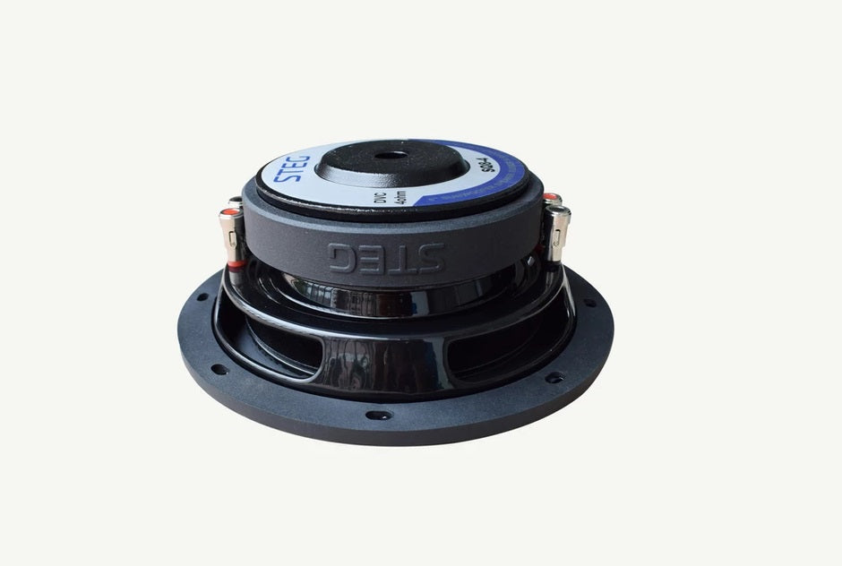 STEG SQ8-4 Subwoofer per auto 8" slim 2x4ohm da 600W alta efficienza - TechSoundSystem.com