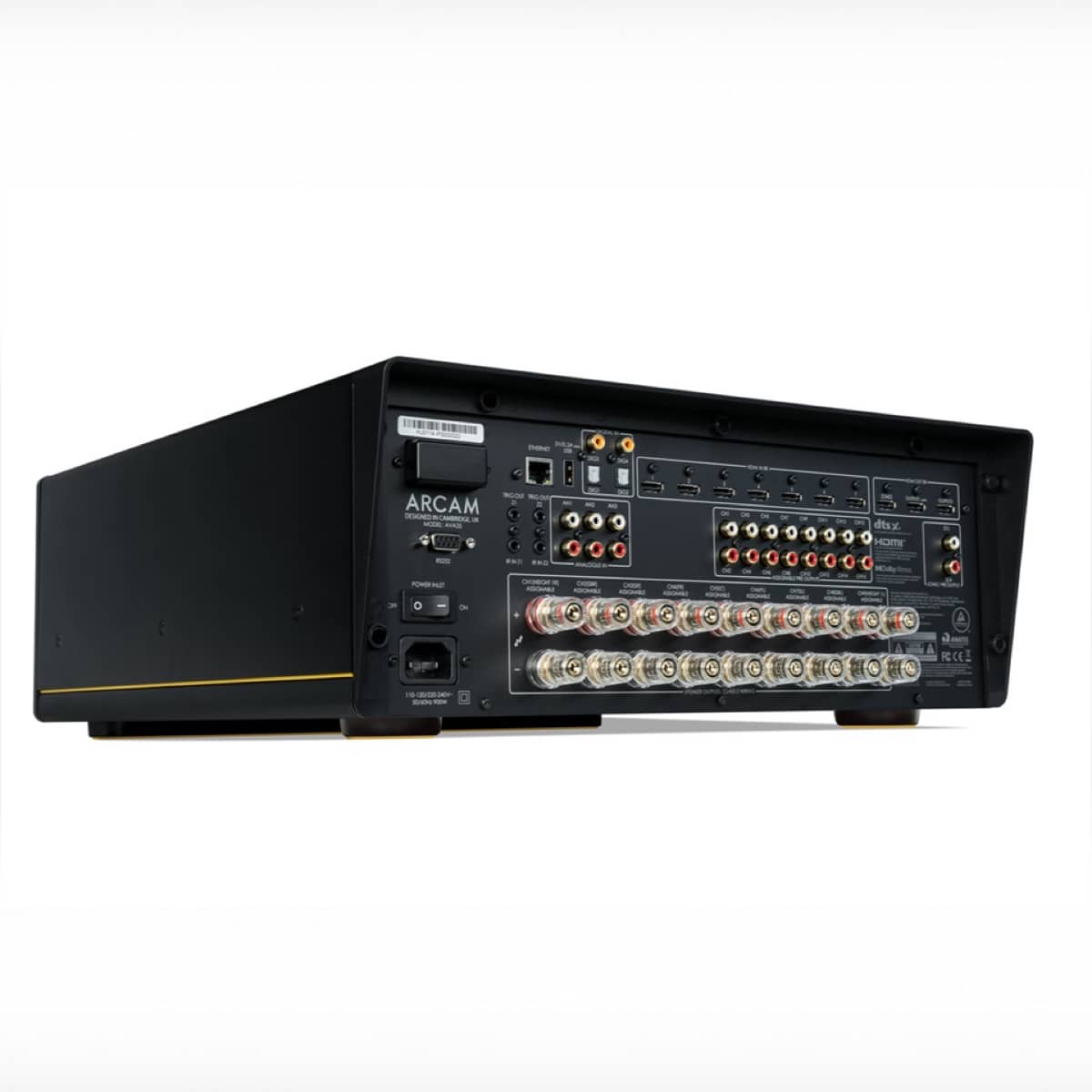 Arcam AVA35 Amplificatore AV da 7.1.2 o 5.1.4 in Classe G. Potenza 7x110W o 9x95W su 8 ohm. Dolby Atmos, Dolby True HD