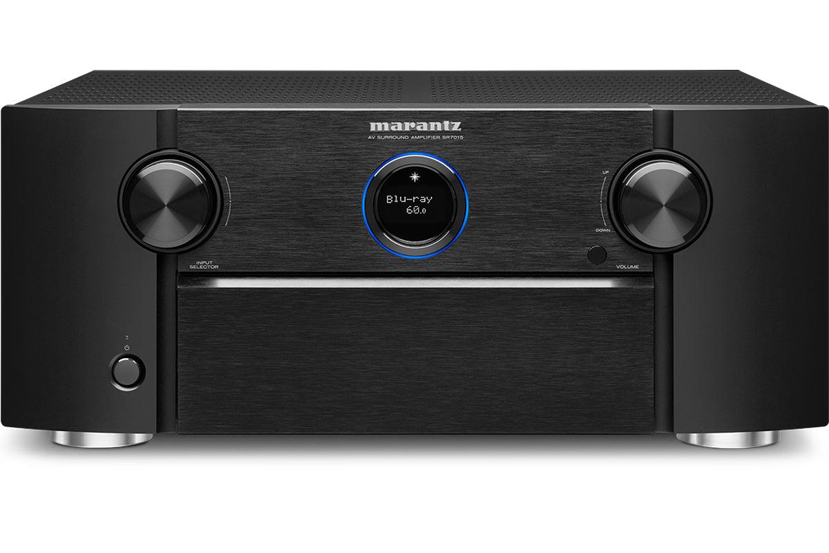 Marantz SR7015 BLACK Amplificatore 9.2 canali home cinema 8K HDMI2.1, 9x 200W con audio 3D, HEOS Built-in - TechSoundSystem.com