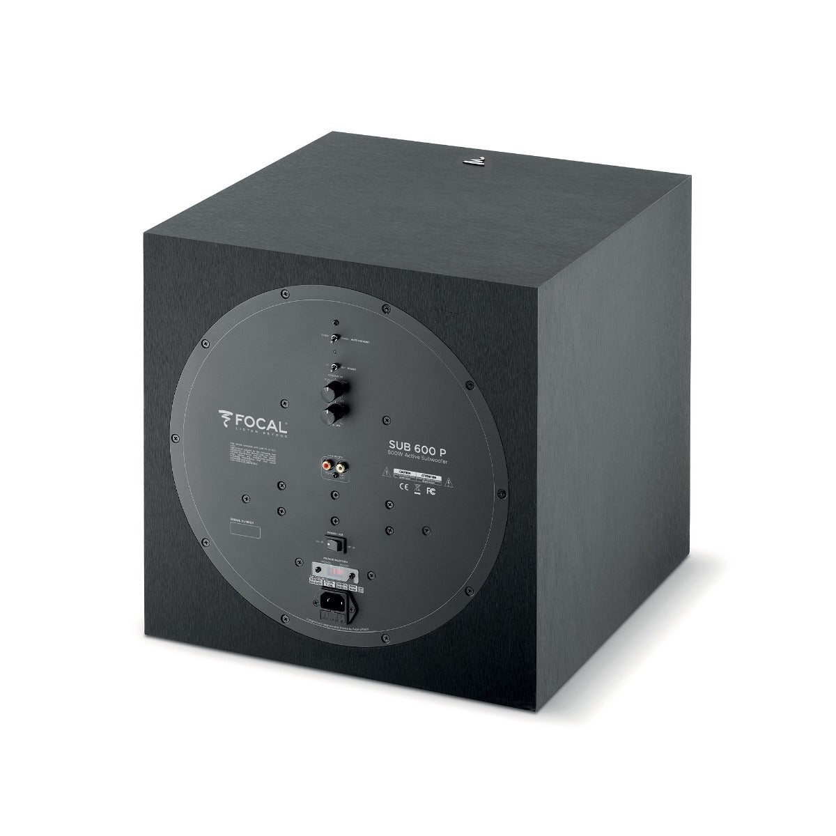 Focal Sub 600P subwoofer attivo cassa chiusa da 12" e 600W - TechSoundSystem.com