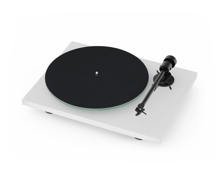 Pro-ject T1 BLUETOOTH giradischi hifi testina Ortofon OM5E stadio Phono MM, BIANCO - TechSoundSystem.com