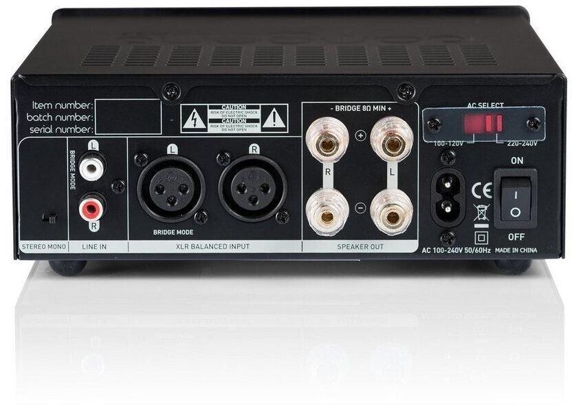 Tangent PowerAmpster II amplificatore finale Classe D da 2x100w o 1x 200w - ingresso RCA + XLR - TechSoundSystem.com