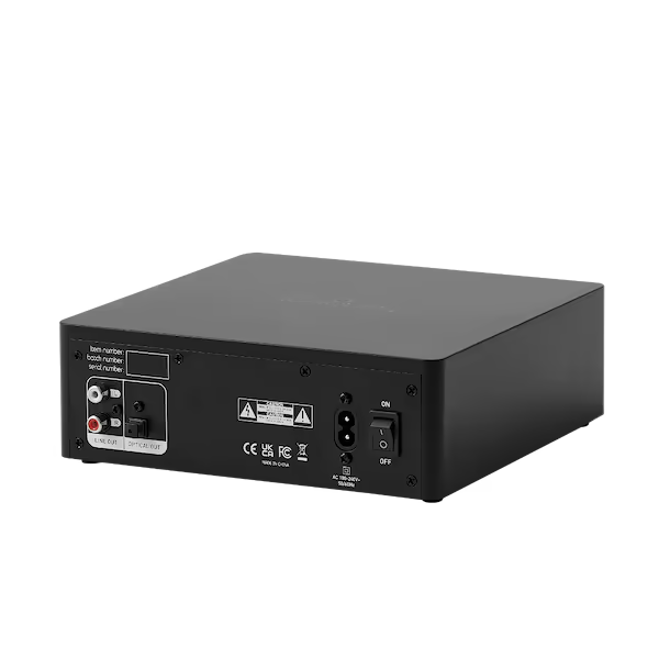 Tangent Ampster CD 3 lettore CD con uscite analogiche RCA e ottica, meccanica slot-in