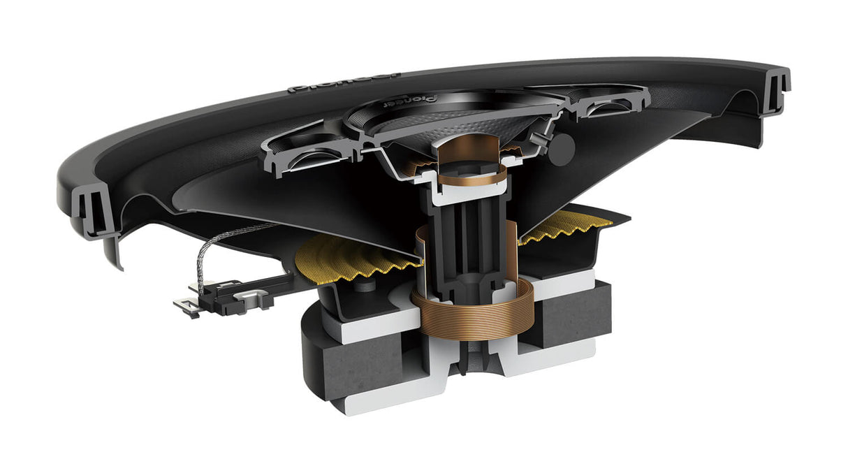 Pioneer TS-A4670F diffusori coassiali a 4 vie 30W RMS - 4x6" e 4 Ohm - TechSoundSystem.com