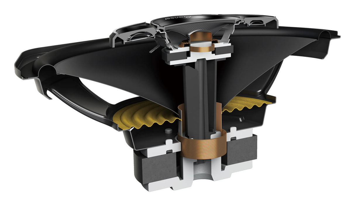 Pioneer TS-A6980F altoparlanti per auto coassiali a 4 vie 100W RMS 6x9" e 4 Ohm - TechSoundSystem.com