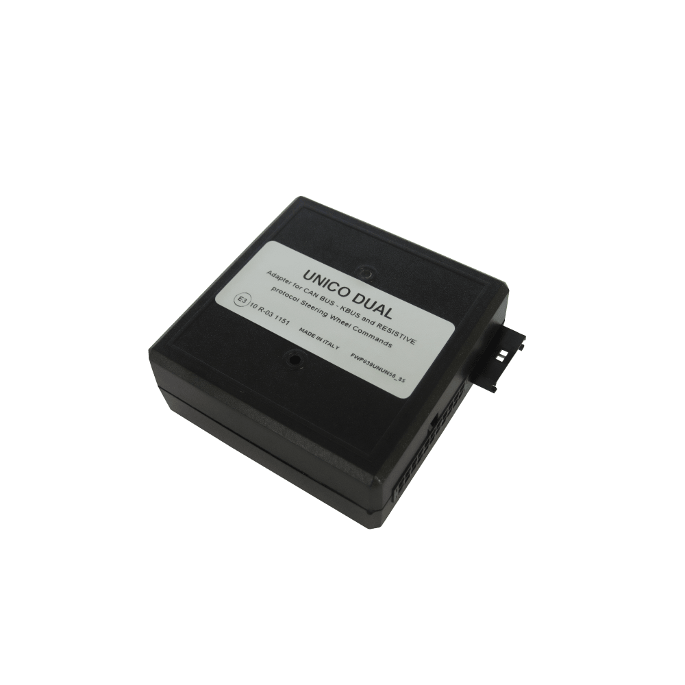 Alpine KCE-UNICO-DUAL Interfaccia comandi al volante con protocollo Canbus, Kbus e resistivo - TechSoundSystem.com