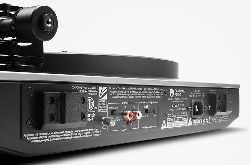 Cambridge Audio ALVA TT V2 Giradischi trazione diretta con Bluetooth aptX HD, stadio phono integrato, testina MC - TechSoundSystem.com
