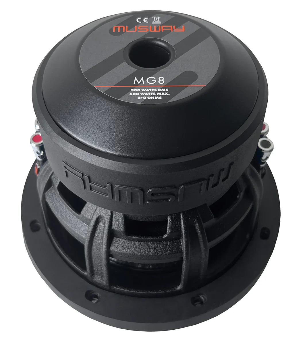 Musway MG8 subwoofer da 200mm 2 + 2 Ohm 600W