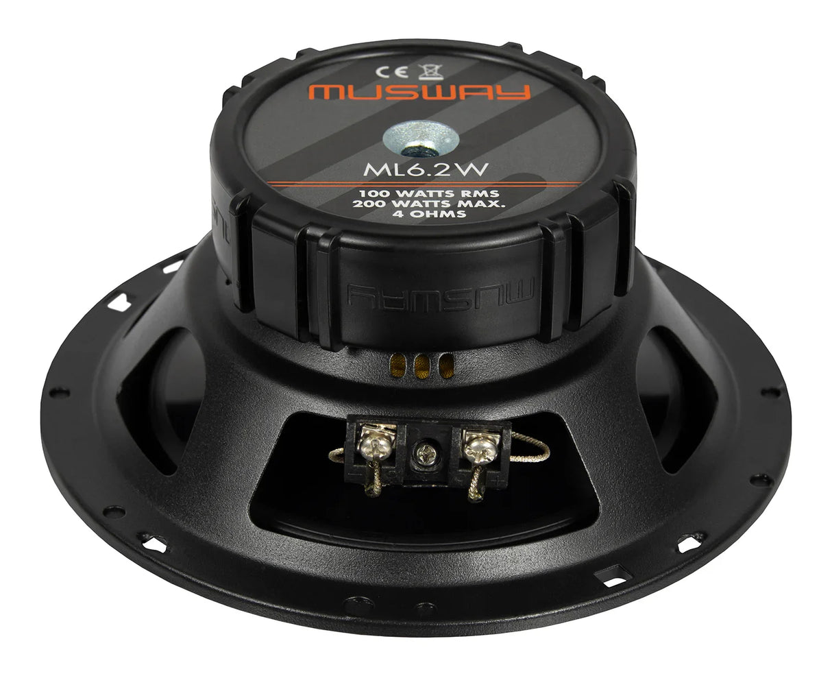 Musway ML6.2W coppia di altoparlanti per kickbass da 165mm 4 Ohm 200W