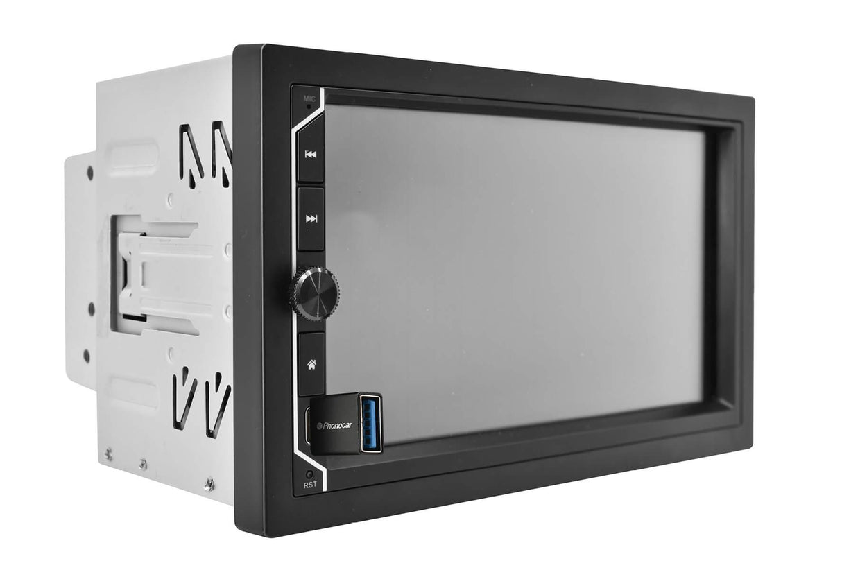 Phonocar VM018K Autoradio 2 DIN Android 12, Apple Car Play e Android Auto WIRELESS - Mappe IGO Europa CAMPER/TRUCK - TechSoundSystem.com