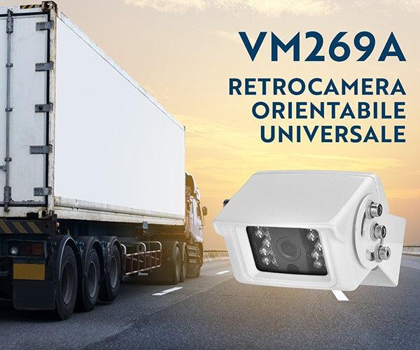 Phonocar VM269A RETROCAMERA ORIENTABILE UNIVERSALE 1/3” CMOS - TechSoundSystem.com