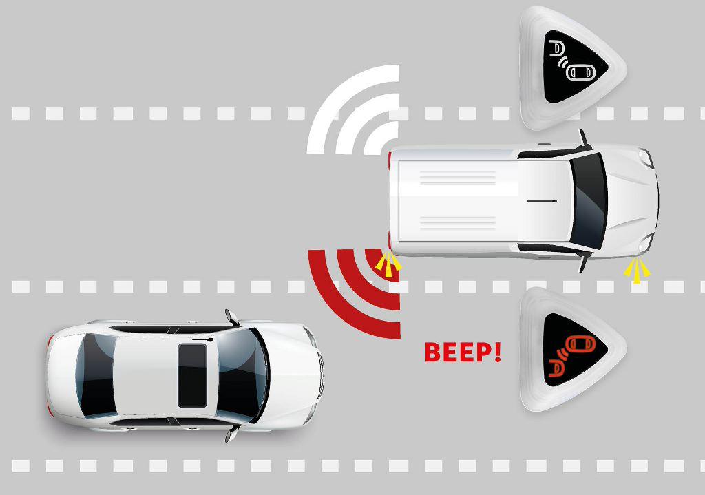Phonocar VM390 BLIND SPOT DETECTION SYSTEM Rivelatore di angoli ciechi - TechSoundSystem.com