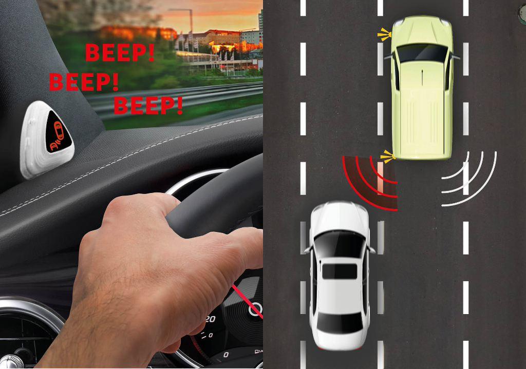 Phonocar VM390 BLIND SPOT DETECTION SYSTEM Rivelatore di angoli ciechi - TechSoundSystem.com