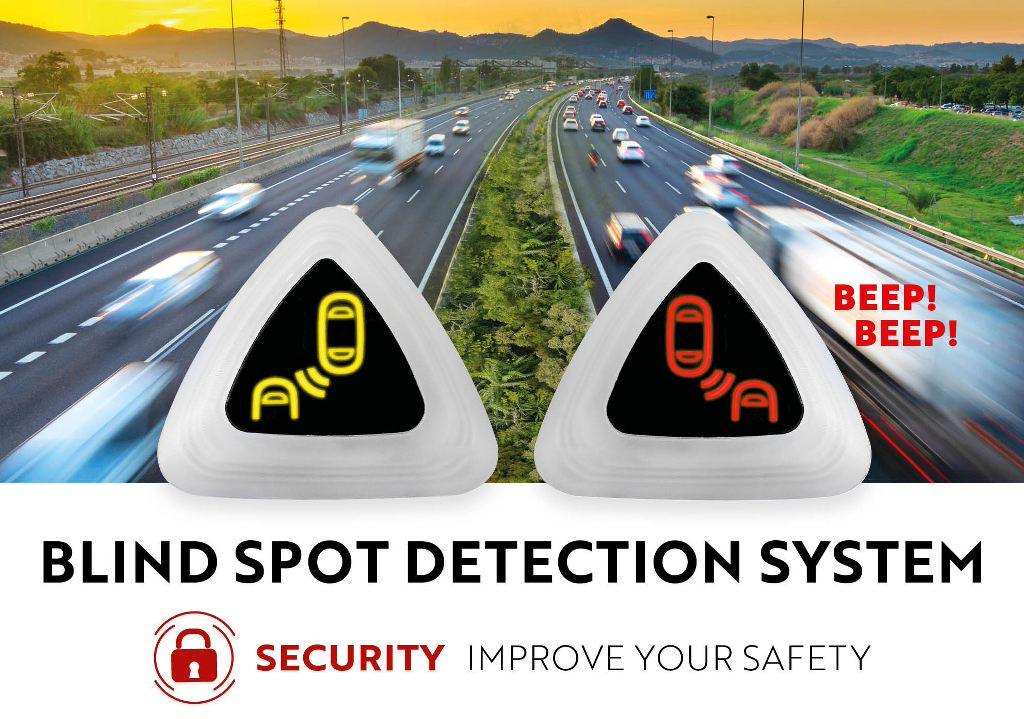 Phonocar VM390 BLIND SPOT DETECTION SYSTEM Rivelatore di angoli ciechi - TechSoundSystem.com