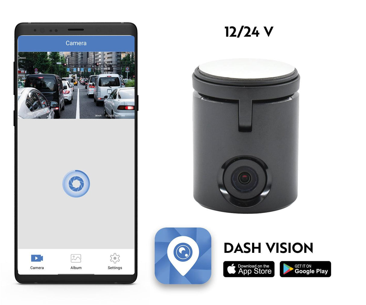 Phonocar VM440 DASHCAM WI-FI con APP 1080p Full HD Super night vision - TechSoundSystem.com