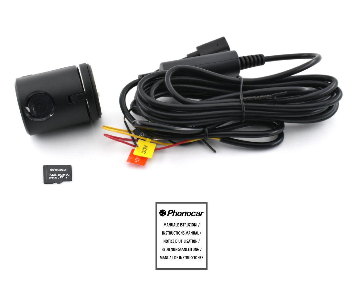 Phonocar VM440 DASHCAM WI-FI con APP 1080p Full HD Super night vision - TechSoundSystem.com