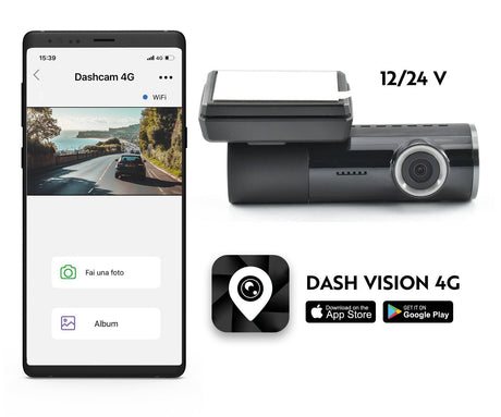 Phonocar VM441 Dashcam 4G LTE / WI-FI / GPS con APP Full HD - TechSoundSystem.com