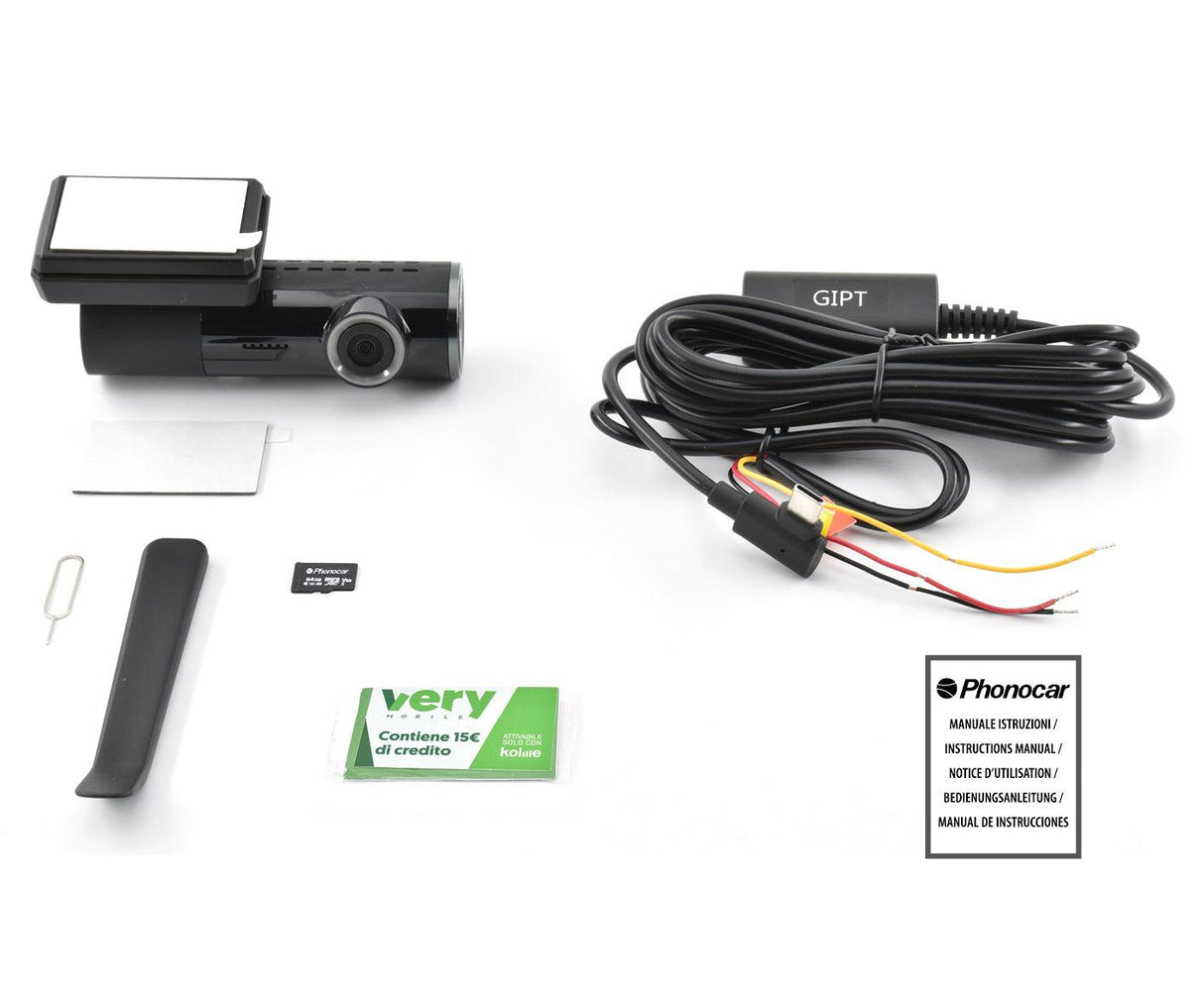 Phonocar VM441 Dashcam 4G LTE / WI-FI / GPS con APP Full HD - TechSoundSystem.com