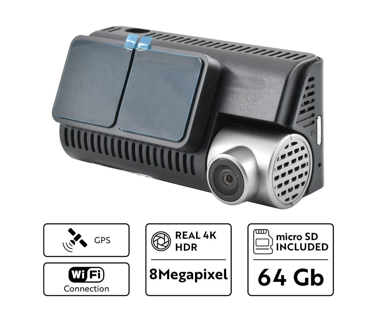 Phonocar VM443 DASHCAM WI-FI / GPS con DISPLAY e APP - TechSoundSystem.com