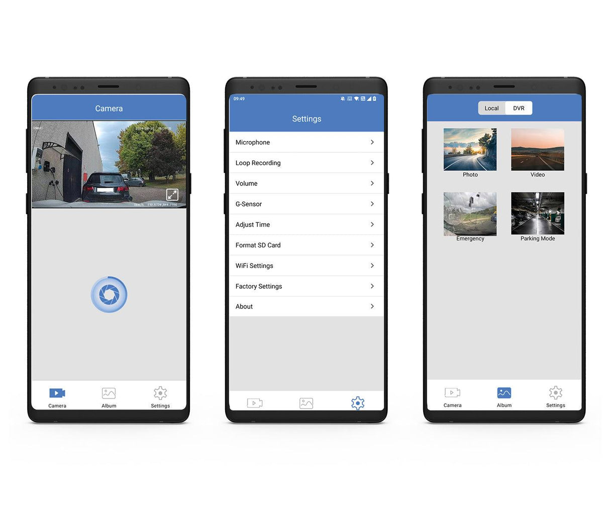 Phonocar VM443 DASHCAM WI-FI / GPS con DISPLAY e APP - TechSoundSystem.com