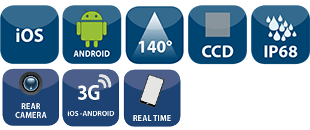 Phonocar VM489 retrocamera universale CCD WI-FI - TechSoundSystem.com