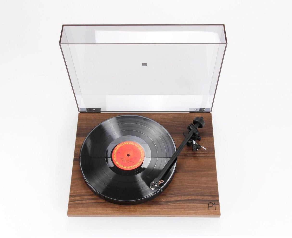Rega Planar 1 PLUS Walnut Giradischi con stadio PHONO , cinghia EBLT - TechSoundSystem.com