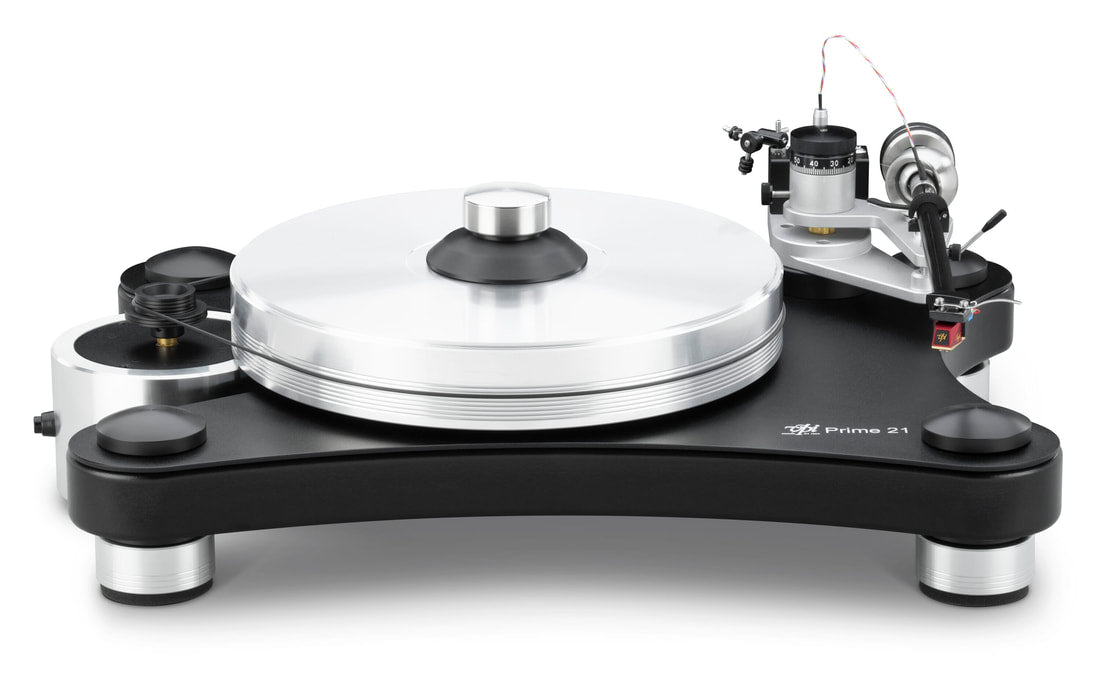 VPI PRIME 21-B Giradischi hifi completo di braccio 3D Gimbal da 10" premontato. Trazione a cinghia. Testina opzionale - TechSoundSystem.com