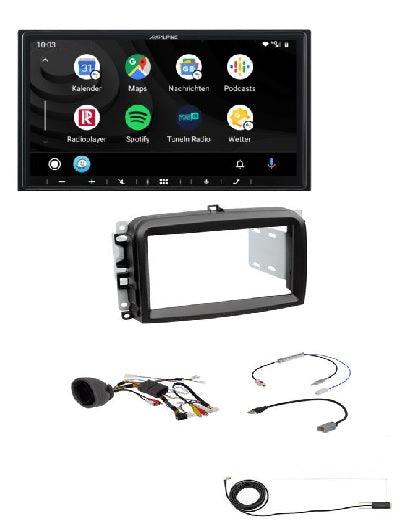 Alpine ILX-W690D-500L Autoradio 2 DIn specifico per FIat 500L fino al 2018 con radio VP2 - TechSoundSystem.com