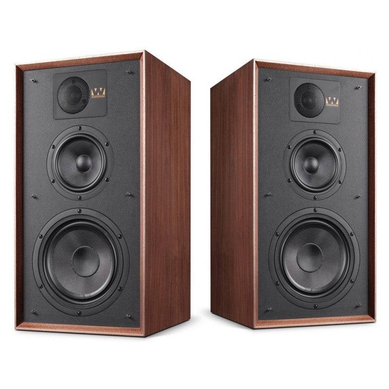 Wharfedale LINTON Heritage MOGANO Diffusori da stand a 3 vie bass reflex 25-200W - TechSoundSystem.com