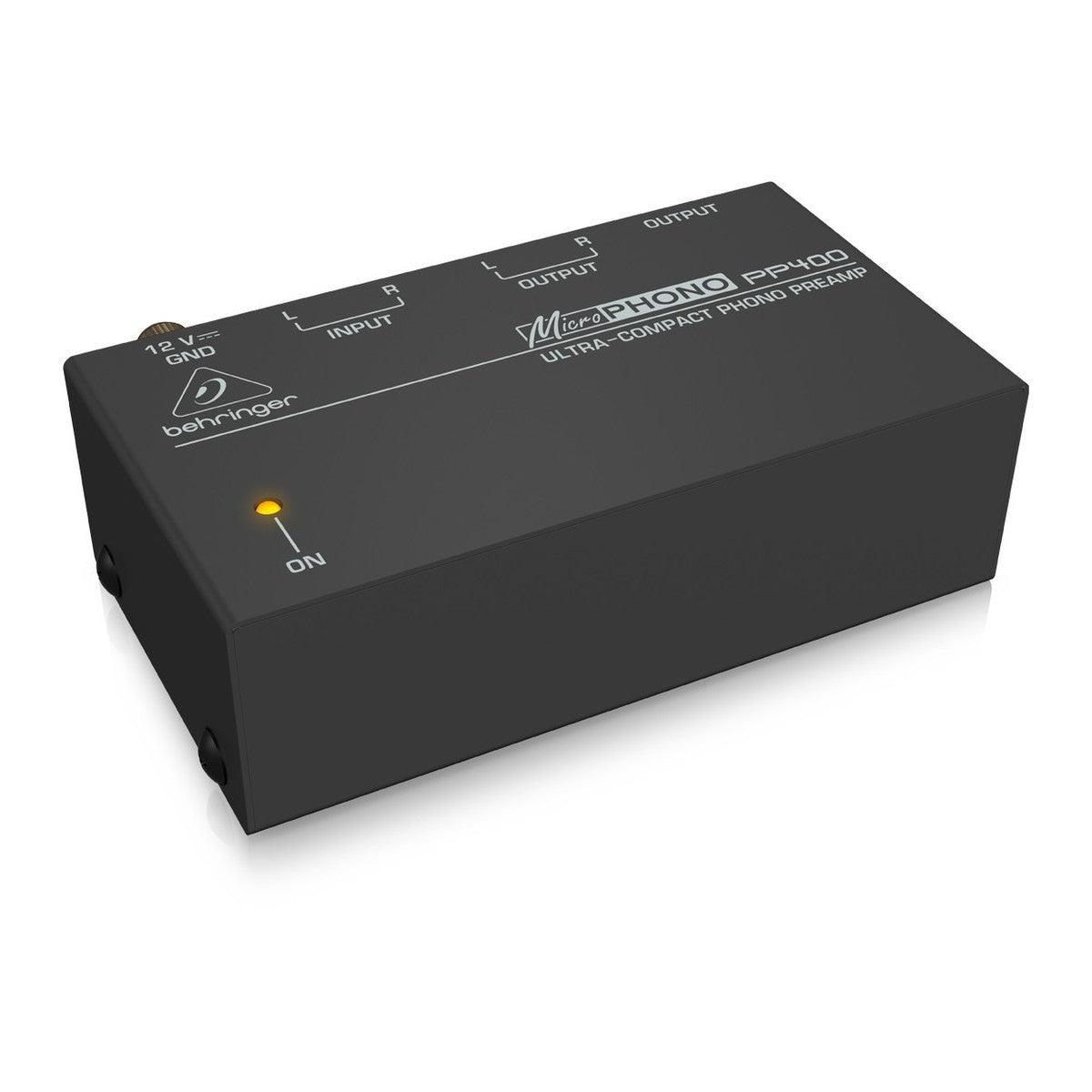 BEHRINGER PP400 MICROPHONO PREAMPLIFICATORE PER GIRADISCHI RIAA PHONO PRE - TechSoundSystem.com