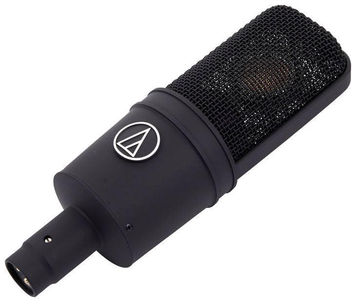 AUDIO-TECHNICA AT4040 MICROFONO STUDIO LARGO DIAFRAMMA CARDIOIDE PER STRUMENTI AD ALTO LIVELLO SPL + SOSPENSIONE ELASTICA E BORSA - TechSoundSystem.com