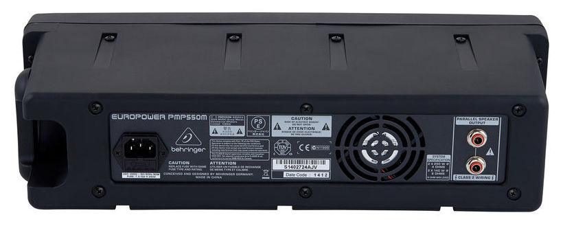 BEHRINGER PMP550M MIXER AMPLIFICATO 5 CANALI MIC LINE CON EFFETTI KLARK TEKNIK 500 WATT 7 BANDE - TechSoundSystem.com