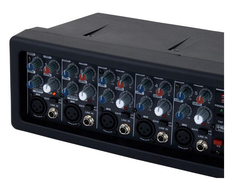 BEHRINGER PMP550M MIXER AMPLIFICATO 5 CANALI MIC LINE CON EFFETTI KLARK TEKNIK 500 WATT 7 BANDE - TechSoundSystem.com
