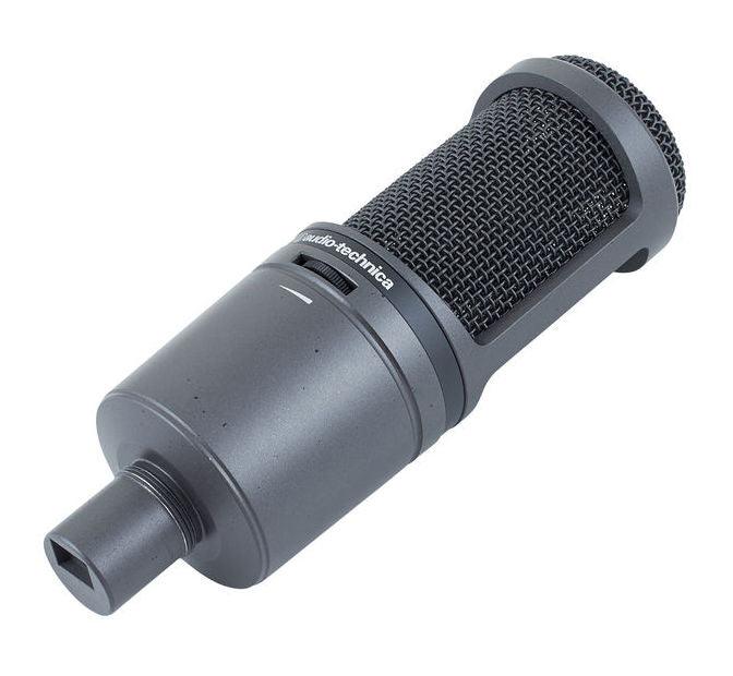 AUDIO TECHNICA AT2020 USBi MICROFONO CARDIOIDE CONDENSATORE A DIAFRAMMA LARGO USB LIGHTING IOS IPHONE - TechSoundSystem.com