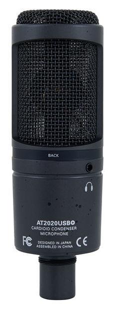 AUDIO TECHNICA AT2020USB+ MICROFONO CARDIOIDE CONDENSATORE USB - TechSoundSystem.com