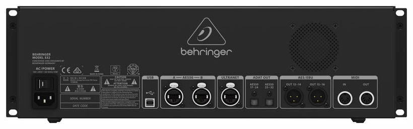 BEHRINGER S32 SNAKE DIGITALE 16 USCITE OUT 32 PREAMPLIFICATORI MIDAS E AES50 - TechSoundSystem.com