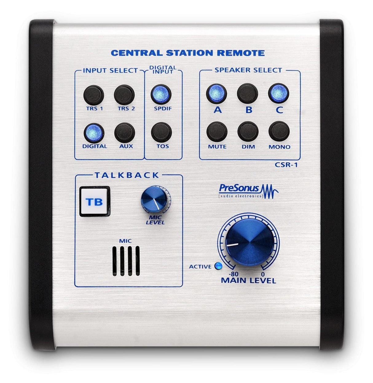 PRESONUS CENTRAL STATION PLUS INTERFACCIA GESTIONE CONTROL ROOM - TechSoundSystem.com