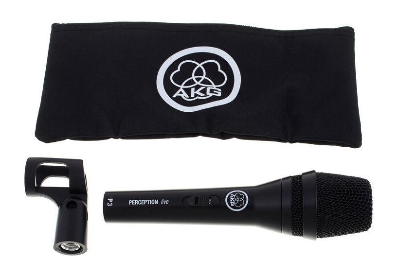 AKG P3 S PERCEPTION LIVE MICROFONO DINAMICO CARDIOIDE CON INTERRUTTORE ON OFF - TechSoundSystem.com