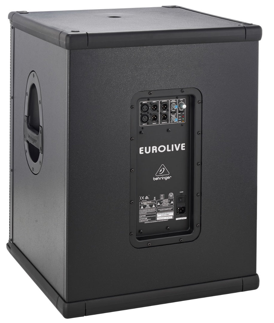 BEHRINGER B1800XP SUBWOOFER ATTIVO WOOFER 18" TURBOSOUND 3000 WATT AMPLIFICATO CROSSOVER STEREO - TechSoundSystem.com