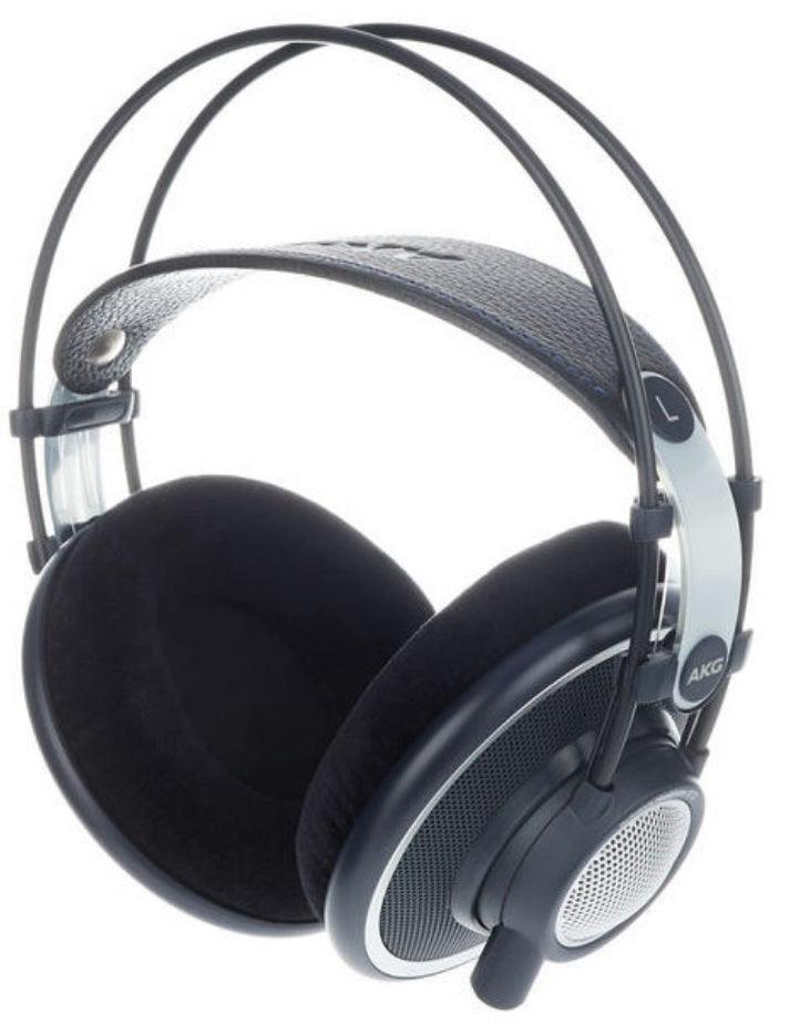 AKG K702 CUFFIA DINAMICA APERTA CIRCUMAURALE 62 OHM 105 DB + CAVO 3 METRI + ADATTATORE / PREMIUM REFERENCE CONFORTEVOLE 3D FORM VARIMOTION FLAT-WIRE - TechSoundSystem.com